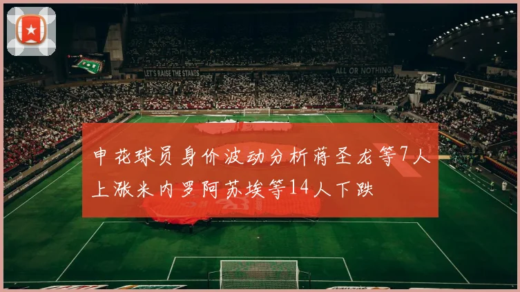 申花球员身价波动分析蒋圣龙等7人上涨米内罗阿苏埃等14人下跌